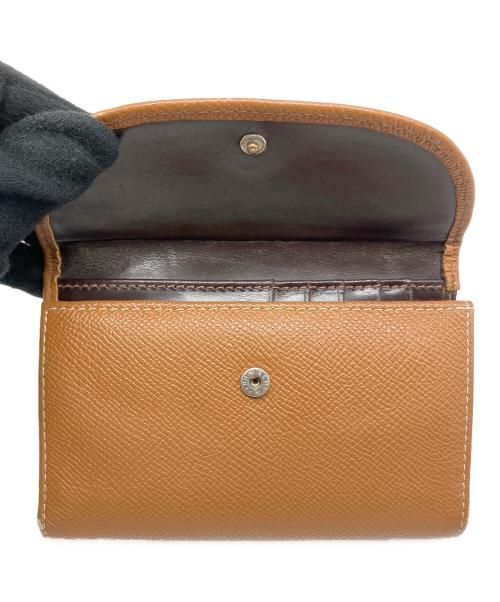 Whitehouse Cox（ホワイトハウスコックス）Whitehouse Cox (ホワイトハウスコックス) 3 FOLD WALLET ライトブラウンの古着・服飾アイテム