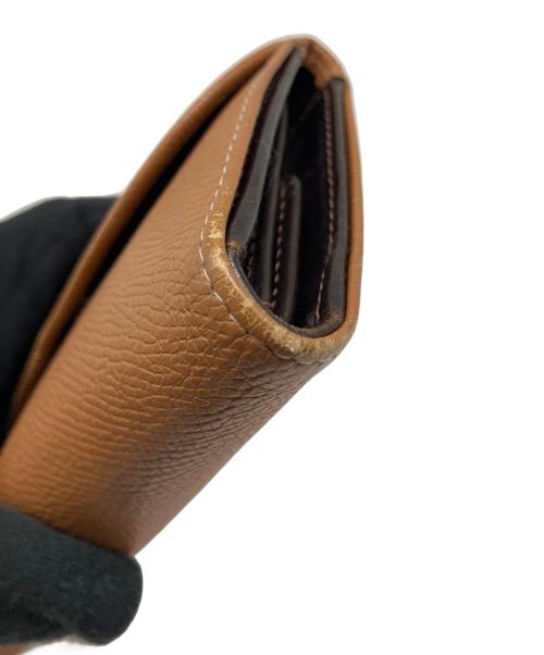 Whitehouse Cox（ホワイトハウスコックス）Whitehouse Cox (ホワイトハウスコックス) 3 FOLD WALLET ライトブラウンの古着・服飾アイテム