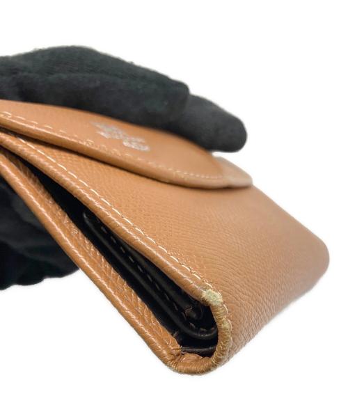Whitehouse Cox（ホワイトハウスコックス）Whitehouse Cox (ホワイトハウスコックス) 3 FOLD WALLET ライトブラウンの古着・服飾アイテム