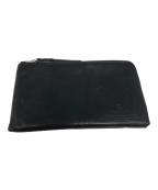 FORTENフォルテン）の古着「ラウンドファスナー財布」｜ブラック