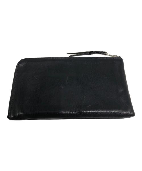 FORTEN（フォルテン）FORTEN (フォルテン) ラウンドファスナー財布 ブラックの古着・服飾アイテム