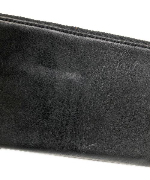 FORTEN（フォルテン）FORTEN (フォルテン) ラウンドファスナー財布 ブラックの古着・服飾アイテム