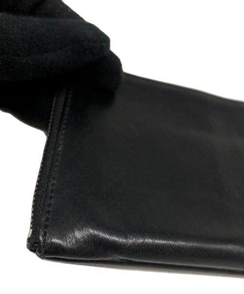 FORTEN（フォルテン）FORTEN (フォルテン) ラウンドファスナー財布 ブラックの古着・服飾アイテム