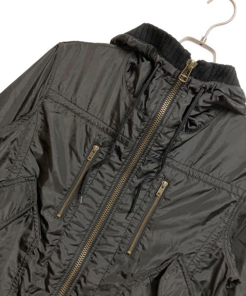 ALPHA INDUSTRIES（アルファインダストリーズ）ALPHA INDUSTRIES (アルファインダストリーズ) フーディジャケット ブラック サイズ:Sの古着・服飾アイテム