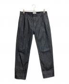 STILL BY HANDスティルバイハンド）の古着「ワンタックデニムパンツ」｜インディゴ