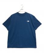 THE NORTH FACEザ ノース フェイス）の古着「ES Logo Wide Tee（ショートスリーブイーエスロゴワイドティー）」｜ブルー
