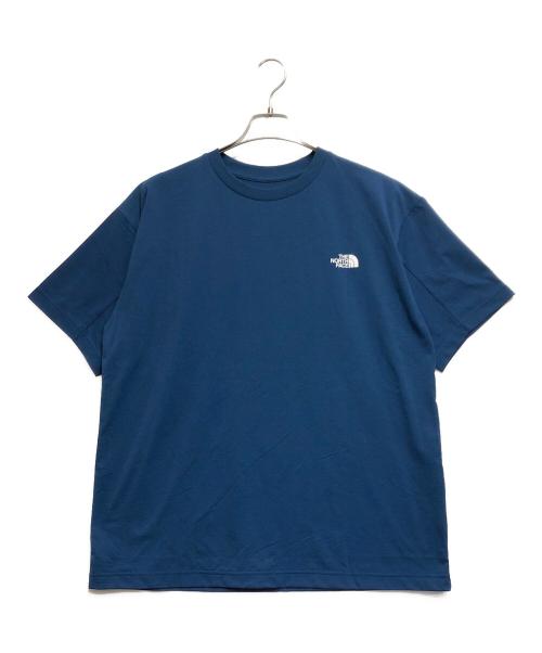 THE NORTH FACE（ザ ノース フェイス）THE NORTH FACE (ザ ノース フェイス) ES Logo Wide Tee（ショートスリーブイーエスロゴワイドティー） ブルー サイズ:Ｌの古着・服飾アイテム