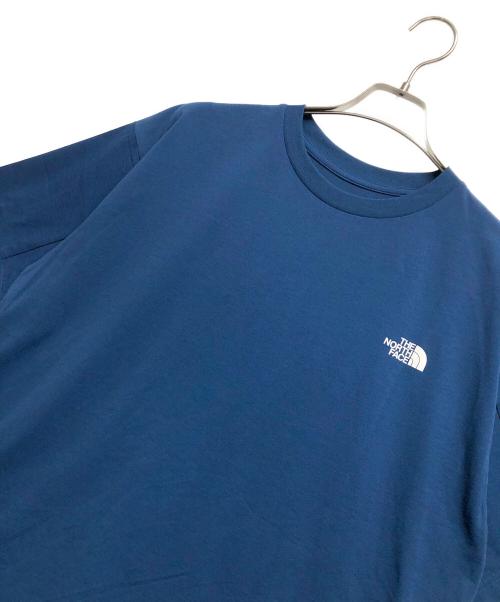 THE NORTH FACE（ザ ノース フェイス）THE NORTH FACE (ザ ノース フェイス) ES Logo Wide Tee（ショートスリーブイーエスロゴワイドティー） ブルー サイズ:Ｌの古着・服飾アイテム