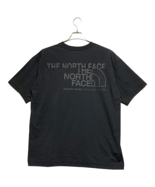 THE NORTH FACE（ザ ノース フェイス）THE NORTH FACE (ザ ノース フェイス) ES Logo Wide Tee（ショートスリーブ ES ロゴワイドティー） ブラック サイズ:Ｌの古着・服飾アイテム