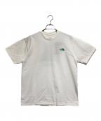 THE NORTH FACEザ ノース フェイス）の古着「Free Run ES Graphic Crew（ショートスリーブフリーラン ES グラフィッククルー）」｜ホワイト