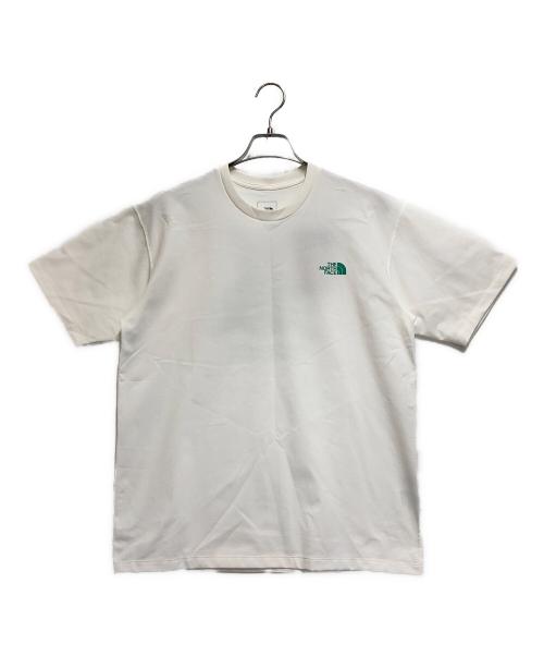 THE NORTH FACE（ザ ノース フェイス）THE NORTH FACE (ザ ノース フェイス) Free Run ES Graphic Crew（ショートスリーブフリーラン ES グラフィッククルー） ホワイト サイズ:Mの古着・服飾アイテム