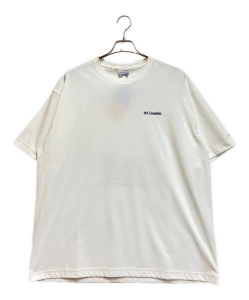 Columbia（コロンビア）Columbia (コロンビア) スタックブルック グラフィック ショートスリーブ Tシャツ ホワイト サイズ:Lの古着・服飾アイテム