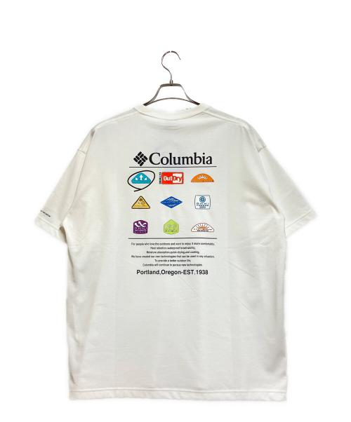 Columbia（コロンビア）Columbia (コロンビア) スタックブルック グラフィック ショートスリーブ Tシャツ ホワイト サイズ:Lの古着・服飾アイテム