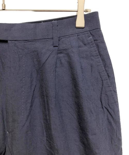COMOLI（コモリ）COMOLI (コモリ) リネン混2タックパンツ ネイビー サイズ:1の古着・服飾アイテム