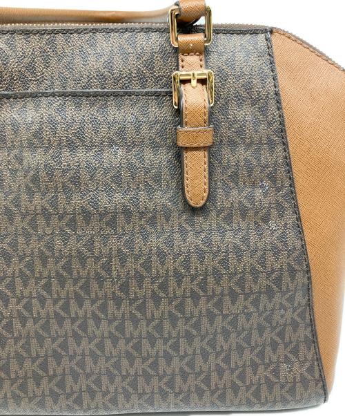 MICHAEL KORS（マイケルコース）MICHAEL KORS (マイケルコース) トートバッグ ブラウンの古着・服飾アイテム