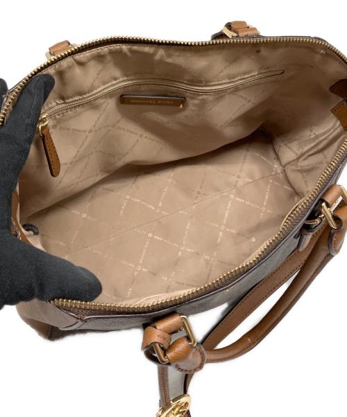 MICHAEL KORS（マイケルコース）MICHAEL KORS (マイケルコース) トートバッグ ブラウンの古着・服飾アイテム