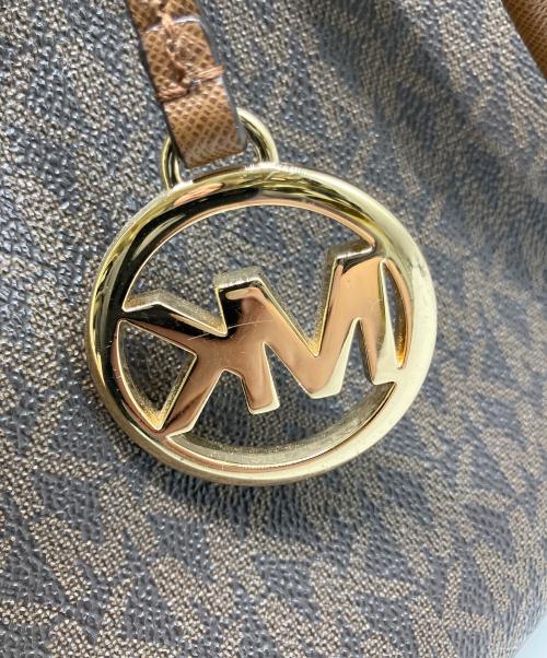 MICHAEL KORS（マイケルコース）MICHAEL KORS (マイケルコース) トートバッグ ブラウンの古着・服飾アイテム