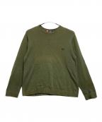 CHAPSチャップス）の古着「ニット」｜オリーブ