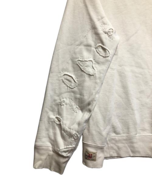 POLO RALPH LAUREN（ポロ・ラルフローレン）POLO RALPH LAUREN (ポロ・ラルフローレン) SKI CLUB FLEECE SWEATSHIRT ホワイト サイズ:XXLの古着・服飾アイテム