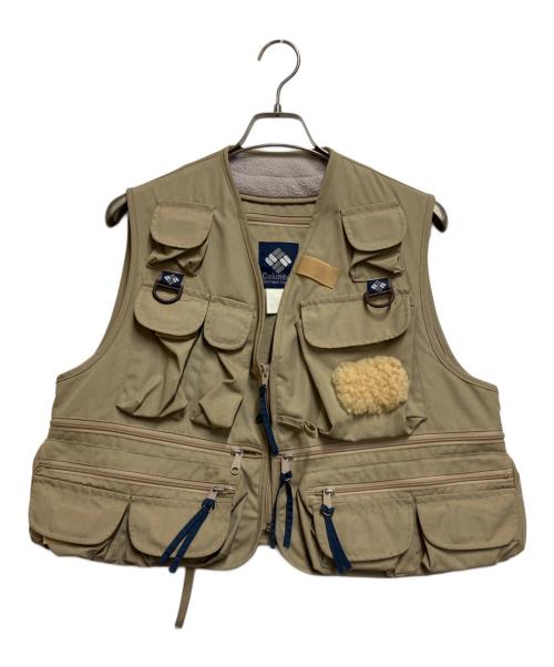 Columbia（コロンビア）Columbia (コロンビア) フィッシングベスト ベージュ サイズ:Mの古着・服飾アイテム