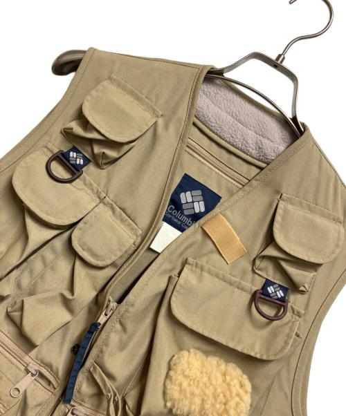 Columbia（コロンビア）Columbia (コロンビア) フィッシングベスト ベージュ サイズ:Mの古着・服飾アイテム
