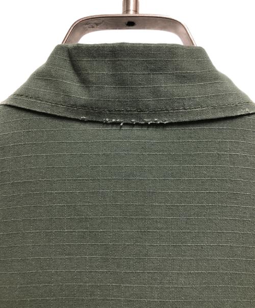 ROTHCO（ロスコ）ROTHCO (ロスコ) BDUミリタリーシャツ リメイクベスト グリーン サイズ:XLの古着・服飾アイテム