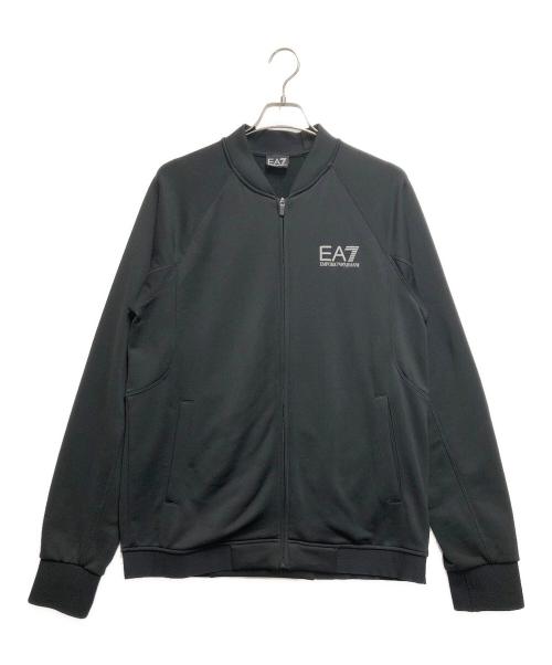 EMPORIO ARMANI（エンポリオアルマーニ）EMPORIO ARMANI (エンポリオアルマーニ) トラックジャケット ブラック サイズ:USA/XXLの古着・服飾アイテム