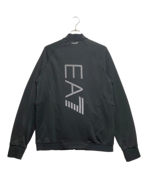 EMPORIO ARMANI（エンポリオアルマーニ）EMPORIO ARMANI (エンポリオアルマーニ) トラックジャケット ブラック サイズ:USA/XXLの古着・服飾アイテム