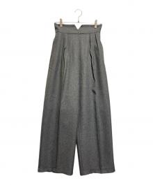 JEANASIS（ジーナシス）の古着「ストレートパンツ」｜ライトグレー