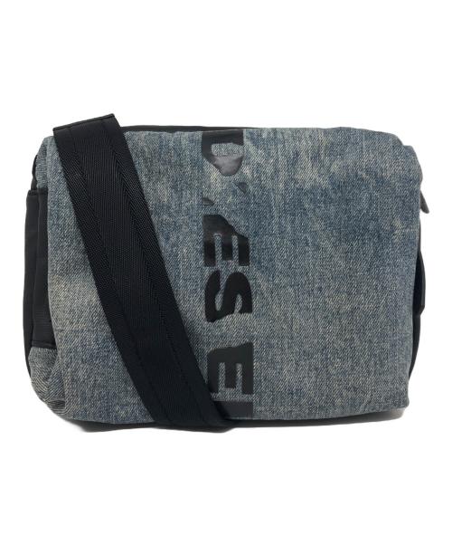 DIESEL（ディーゼル）DIESEL (ディーゼル) ボディバッグ スカイブルー×ブラックの古着・服飾アイテム