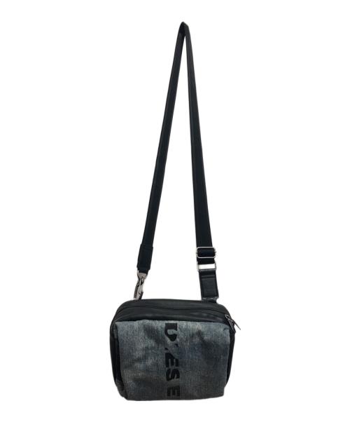 DIESEL（ディーゼル）DIESEL (ディーゼル) ボディバッグ スカイブルー×ブラックの古着・服飾アイテム