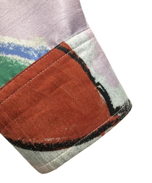 PAUL SMITH（ポールスミス）Paul Smith (ポールスミス) フォレストスケッチプリントシャツ ライトグレー サイズ:Mの古着・服飾アイテム