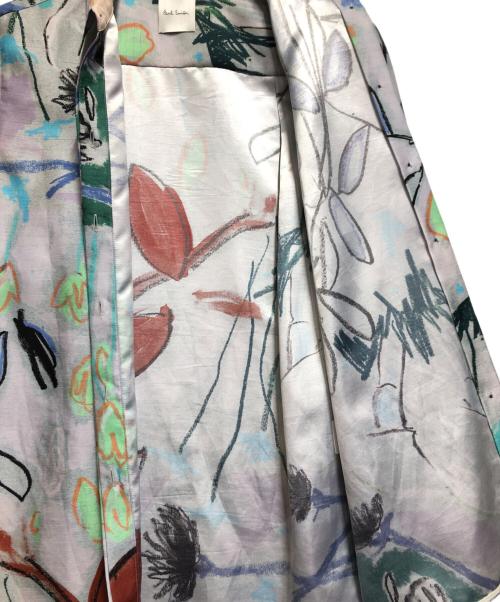 PAUL SMITH（ポールスミス）Paul Smith (ポールスミス) フォレストスケッチプリントシャツ ライトグレー サイズ:Mの古着・服飾アイテム