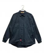 Dickies×RELAXFIT by supermarketディッキーズ×）の古着「ワークシャツ」｜ネイビー