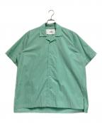ADANエーディーエーエヌ）の古着「半袖カラーシャツ」｜ミントグリーン