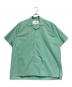 ADAN（エーディーエーエヌ）の古着「半袖カラーシャツ」｜ミントグリーン