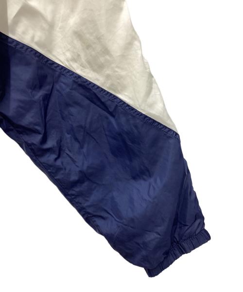 NIKE（ナイキ）NIKE (ナイキ) ナイロンジャケット 90S 銀タグ ホワイト×グリーン×ネイビー サイズ:SIZE Lの古着・服飾アイテム