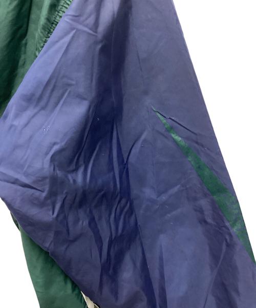 NIKE（ナイキ）NIKE (ナイキ) ナイロンジャケット 90S 銀タグ ホワイト×グリーン×ネイビー サイズ:SIZE Lの古着・服飾アイテム