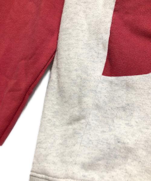 maison kitsune（メゾンキツネ）maison kitsune (メゾンキツネ) スウェット ライトグレー×イエロー×レッド サイズ:XSの古着・服飾アイテム