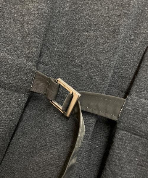 AER（エアー）AER (エアー) スウェットコンビベルテッドワンピース グレー サイズ:FREEの古着・服飾アイテム