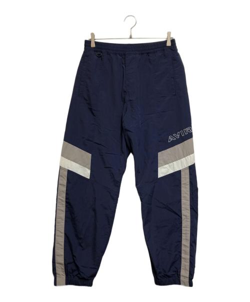 AVIREX（アヴィレックス）AVIREX (アヴィレックス) TRICOLOR EASY PANTS（トリコロール イージーパンツ） ネイビー サイズ:Mの古着・服飾アイテム
