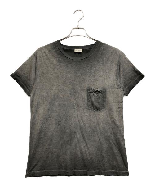Saint Laurent Paris（サンローランパリ）Saint Laurent Paris (サンローランパリ) ポケットTシャツ ブラック サイズ:Mの古着・服飾アイテム