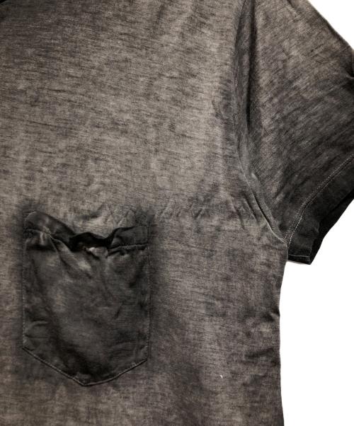 Saint Laurent Paris（サンローランパリ）Saint Laurent Paris (サンローランパリ) ポケットTシャツ ブラック サイズ:Mの古着・服飾アイテム