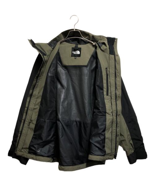 THE NORTH FACE（ザ ノース フェイス）THE NORTH FACE (ザ ノース フェイス) マウンテンライトジャケット オリーブ×ブラック サイズ:ＳＩＺＥ　Ｍの古着・服飾アイテム