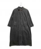 INGEBORGインゲボルグ）の古着「デニムコート」｜チャコールグレー