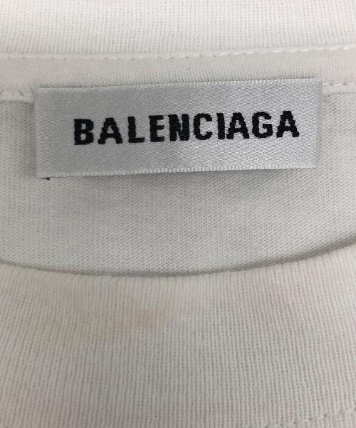 BALENCIAGA（バレンシアガ）BALENCIAGA (バレンシアガ) WFPロゴプリント 半袖Tシャツ ホワイト サイズ:ＳＩＺＥ　Ｓの古着・服飾アイテム