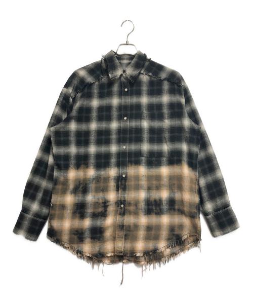 MAISON SPECIAL（メゾンスペシャル）MAISON SPECIAL (メゾンスペシャル) Bleach Processing Plaid Pattern Shirt マルチカラー サイズ:FREEの古着・服飾アイテム