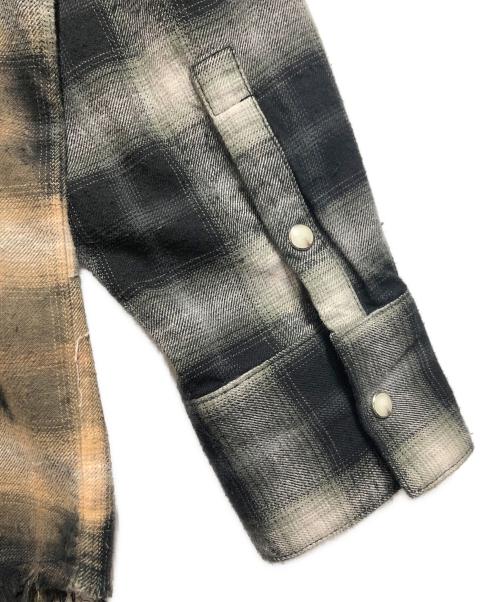 MAISON SPECIAL（メゾンスペシャル）MAISON SPECIAL (メゾンスペシャル) Bleach Processing Plaid Pattern Shirt マルチカラー サイズ:FREEの古着・服飾アイテム