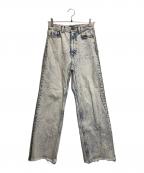 MAISON SPECIALメゾンスペシャル）の古着「Side Long Zip Denim」｜スカイブルー