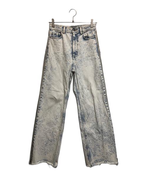 MAISON SPECIAL（メゾンスペシャル）MAISON SPECIAL (メゾンスペシャル) Side Long Zip Denim スカイブルー サイズ:36の古着・服飾アイテム